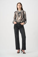 Bootcut Embellished Jeans - Charcoal Grey