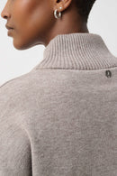 Turtleneck Sweater - Taupe Melange