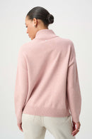 Turtleneck Sweater - Soft Blush Melange
