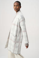 Sequin Sweater Cover-Up - Winter White/multi