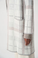 Sequin Sweater Cover-Up - Winter White/multi