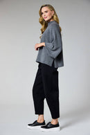Funnel Neck Jumper - Dark Grey