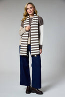 Striped Scarf - Mocha