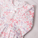 Lacey Floral Babygrow & Hairband - Pale Pink