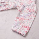 Lacey Floral Babygrow & Hairband - Pale Pink