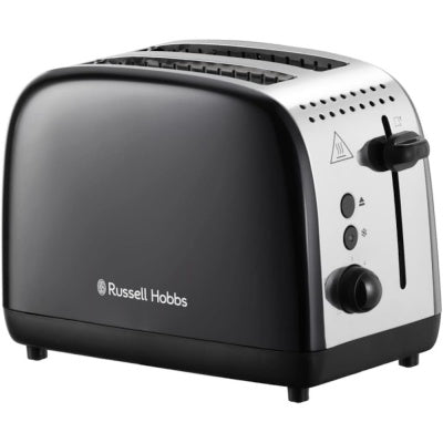 Stainless Steel 2 Slice Toaster - Black