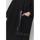Tahlia Leather Pocket Dress - Black