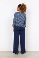 FELICITY AOP 476 T-SHIRT - Blue Iris Combi