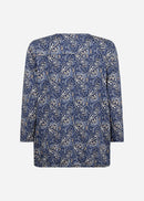 FELICITY AOP 476 T-SHIRT - Blue Iris Combi