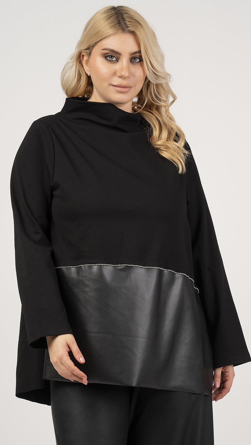 PLETHER/DIMONTE PANAL TOP - Black