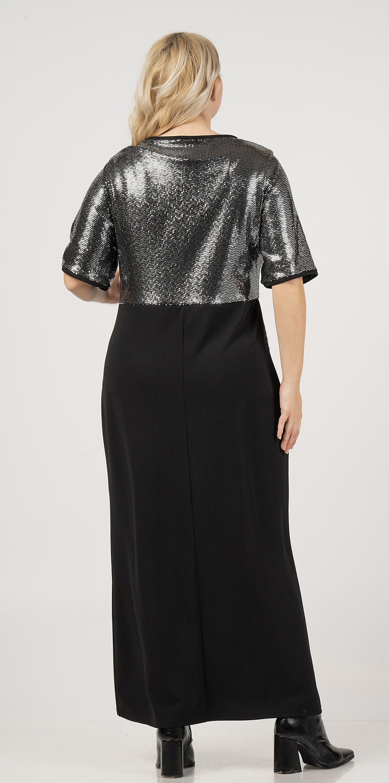 GLITTER DRESS - Black