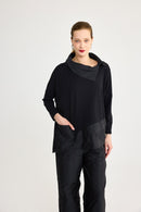 Anaelle Knit Blouse - Black