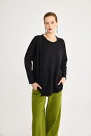 Alma Knit Jumper - Black