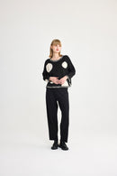 Maja Knit Trousers - Black