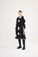 Tuva Knit Jacket - Black & Cream