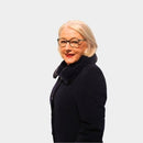 Fur Detail Coat - Navy