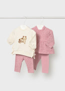 4 Piece Leggings Set - Orchid