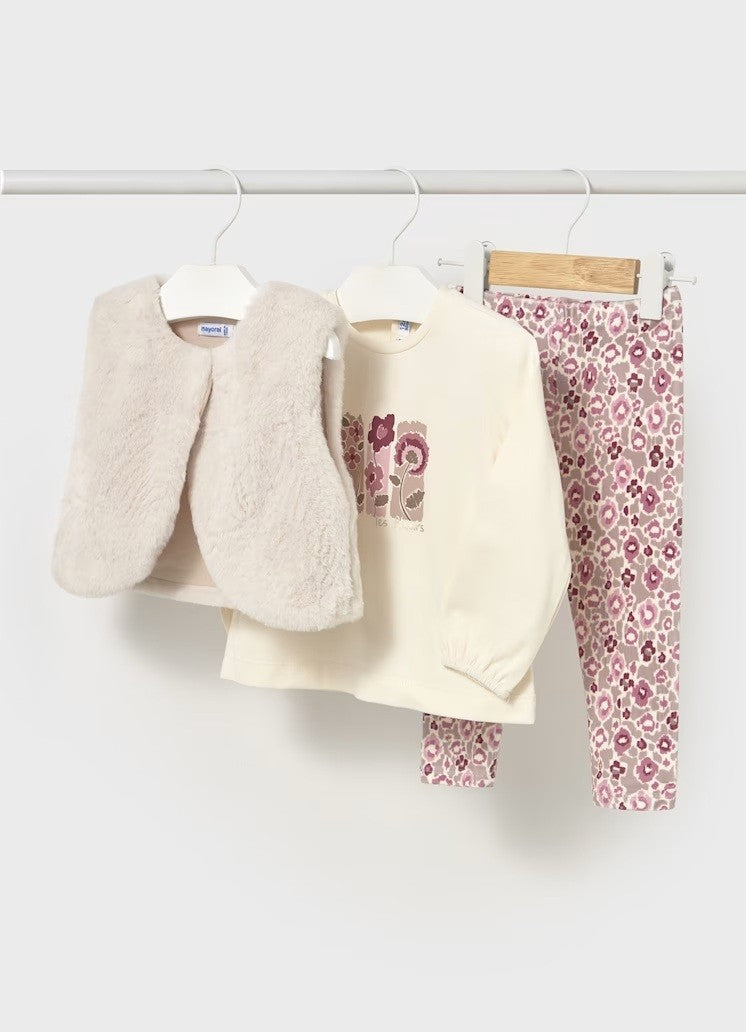 3 Piece Leggings Set - Crystal