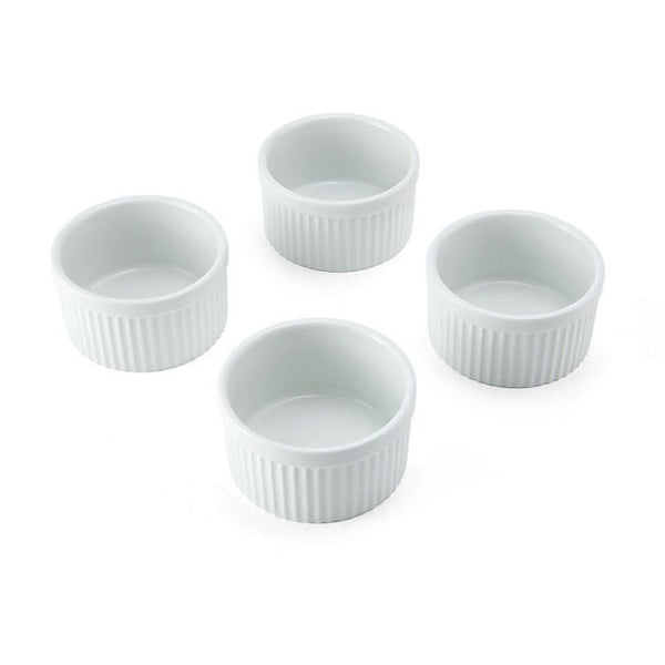 4 Piece Porcelain Ramekin Set 9.5cm