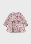 Print Velvet Dress - Crystal