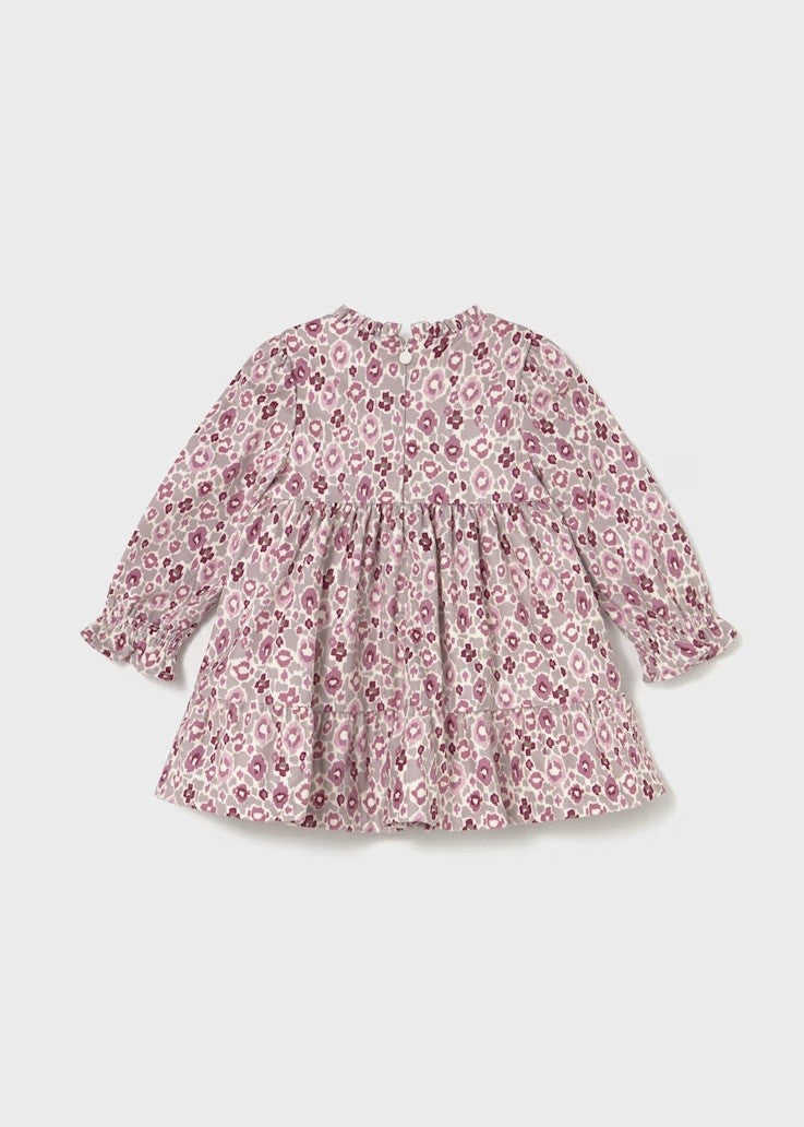 Print Velvet Dress - Crystal