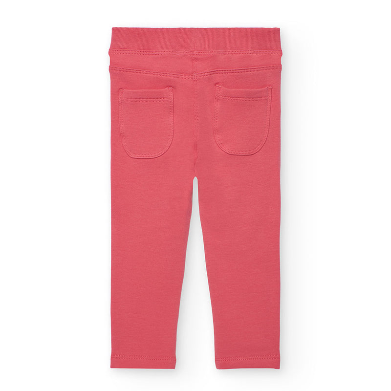 Fleece Basic Trousers - Hibiscus