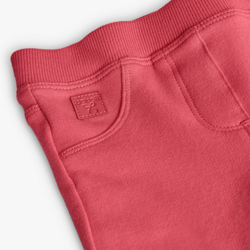 Fleece Basic Trousers - Hibiscus