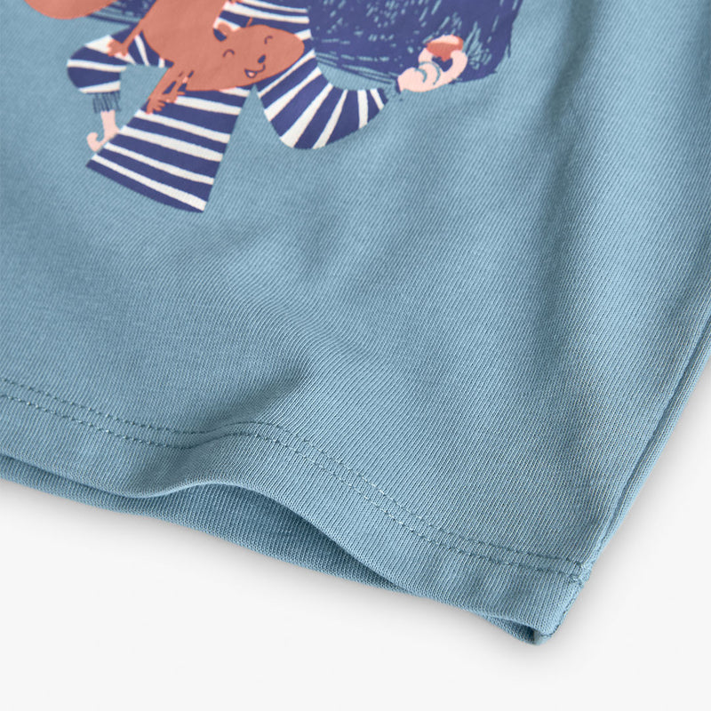 Knit Basic T-Shirt - Lake