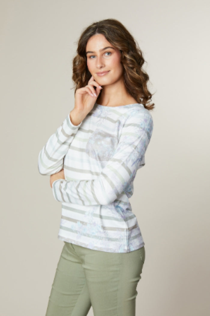 Long Sleeve Top - Pistachio