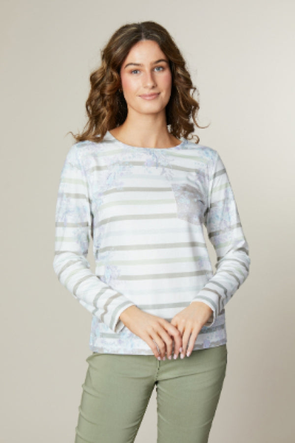 Long Sleeve Top - Pistachio