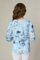 Long Sleeve Top - Light Blue