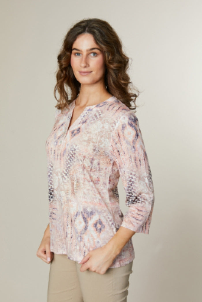 Long Sleeve Top - Peach