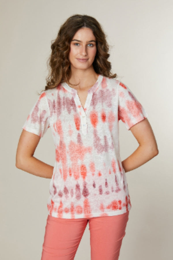 Short Sleeve Top - Peach