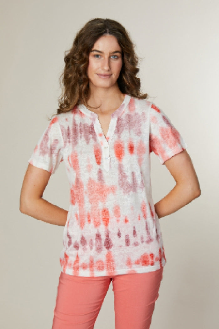 Short Sleeve Top - Peach