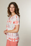Short Sleeve Top - Peach