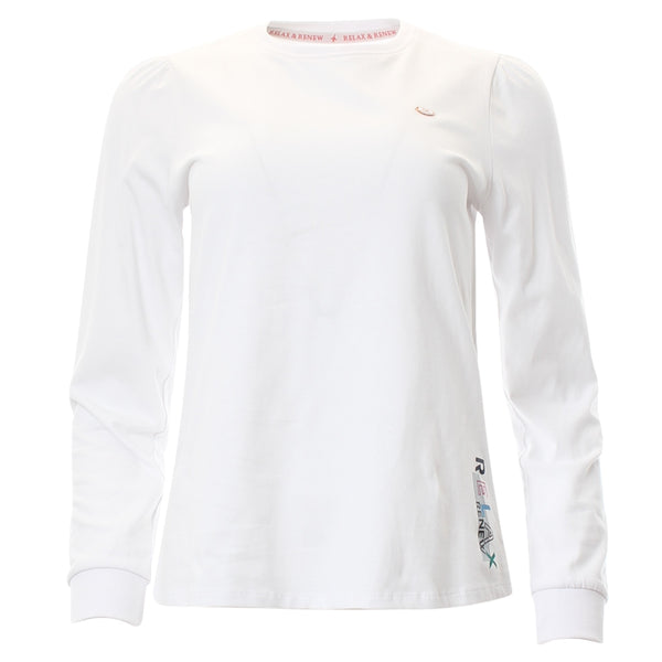 Paula Long Sleeve T-Shirt - Optic White