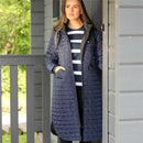 Alexia Padded Coat - Navy