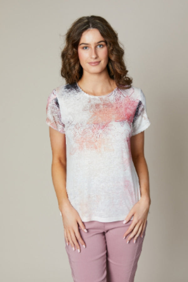 Short Sleeve Top - Pink