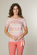 Short Sleeve Top - Red