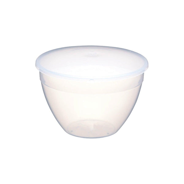 Plastic 1.1L Pudding Basin and Lid