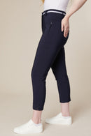 Crop Trousers - Deep Navy