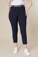 Crop Trousers - Deep Navy