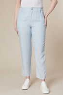 Crop Trousers - Light Blue