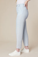 Crop Trousers - Light Blue