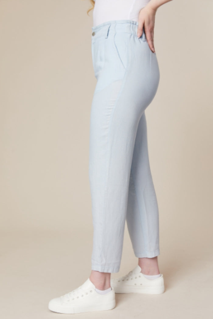 Crop Trousers - Light Blue