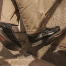 Event Waxy Moc Toe Shoe - Waxy Black