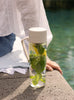 Make & Take Water Bottle with Strainer 0.5L - Soft Beige