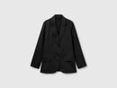 Linen Blazer - Black