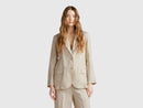 Linen Blazer - Beige