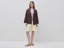 Linen Blazer - Brown